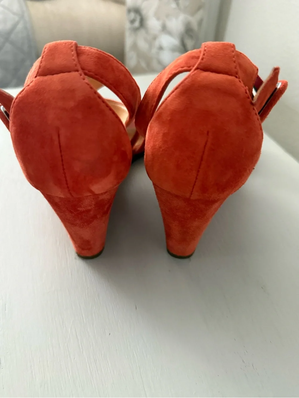 J. Crew suede strappy